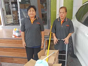 บริการแม่บ้าน พร้อมอุปกรณ์